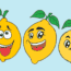 How to draw a cartoon lemon easy | Fruits drawing step by step