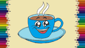 Cup Of Coffee Drawing Cute And Easy How To Draw Step By Step