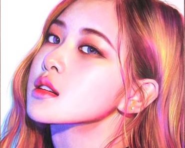Drawing BLACKPINK – How to draw a beautiful girl by color pencil