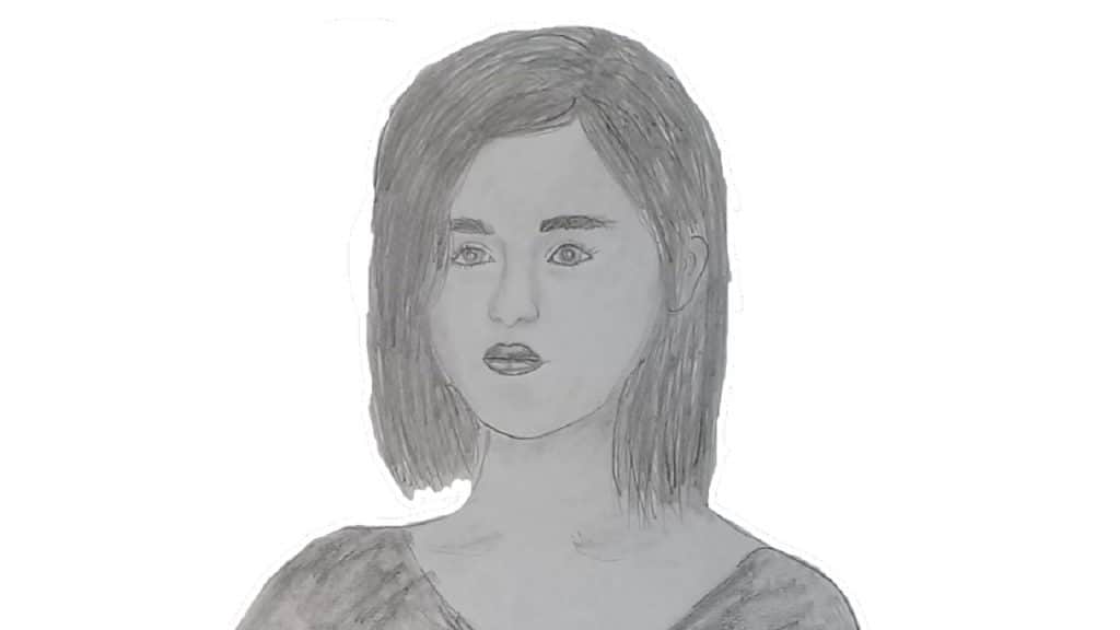 How to draw a girl with short hairstyle | Pencil Drawing Tutorial