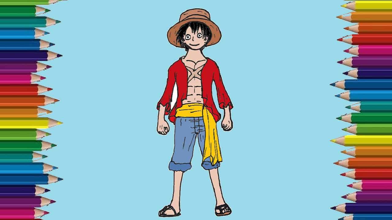 How To Draw Luffy From One Piece Step By Step