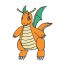 How to draw Dragonite from Pokemon step by step