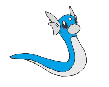 How to draw Dratini from Pokemon