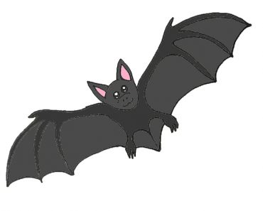 How to draw a Bat easy