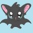 How to draw a cartoon bat cute and easy