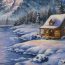 How to Paint a Winter Scene with Acrylic Paints
