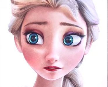 How to draw Elsa (Snow Queen) from Frozen