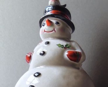 How to draw Porcelain Snowman | 3D drawing