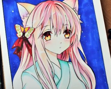 How to draw a neko girl | Anime Drawing Tutorial for Beginners