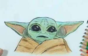 Featured image of post Baby Yoda Easy Drawing Step By Step