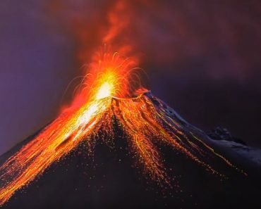 How to draw a Volcano 3D step by step