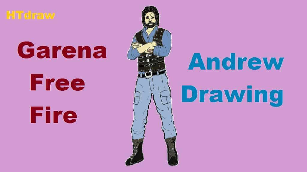 How to draw Andrew from Garena free fire