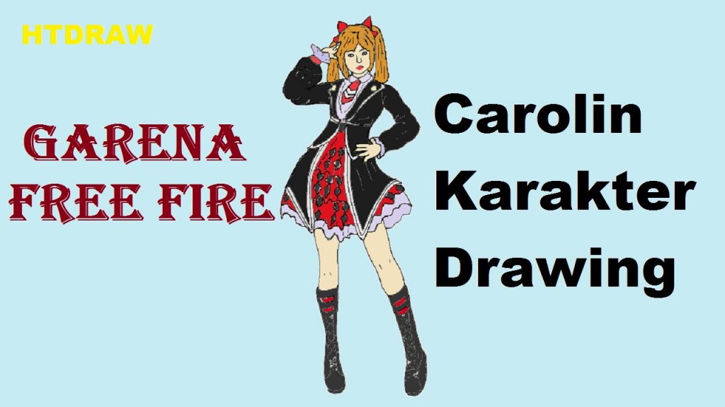 How to draw Carolin karakter from free fire