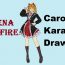 How to draw Carolin karakter from free fire