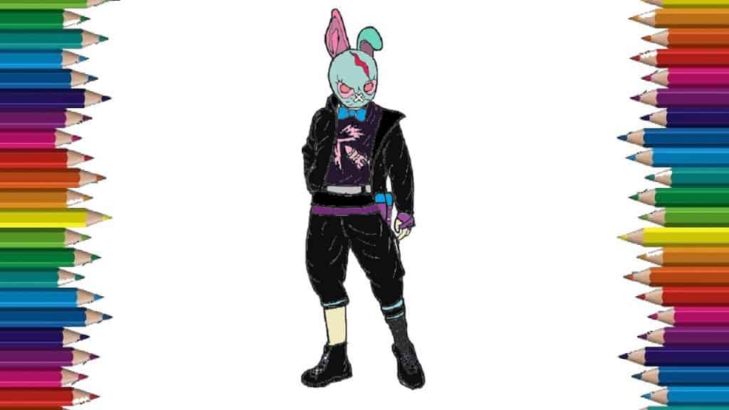 How To Draw Incubator the Phantom Bunny from Free Fire