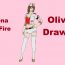 How to draw Olivia from Garena free fire
