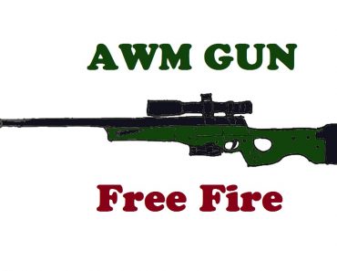 How to draw a AWM gun from Free fire and pubg