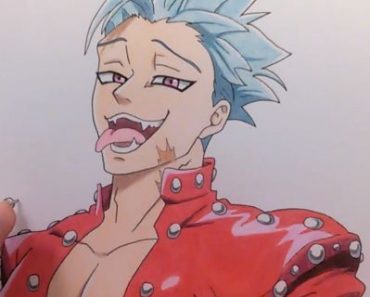 Ban the Fox’s Sin of Greed from Seven Deadly Sins drawing