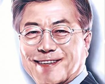 How to draw Moon Jae-in President by pencil