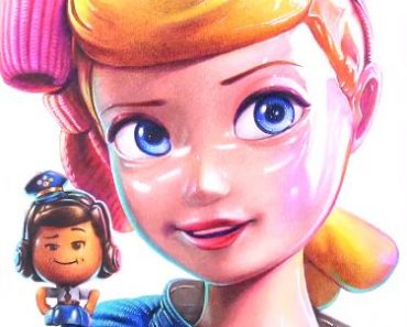 How to draw Bo Peep and Giggle McDimples from Toy Story