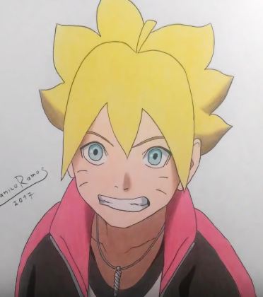 Uzumaki boruto.  Naruto sketch, Naruto cute, Uzumaki boruto