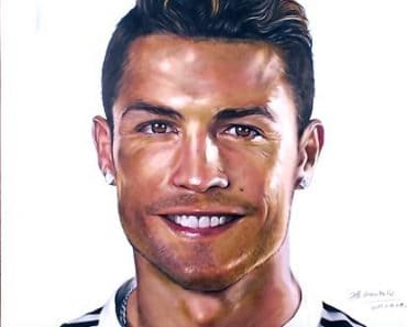 How to draw Cristiano Ronaldo by pencil step by step
