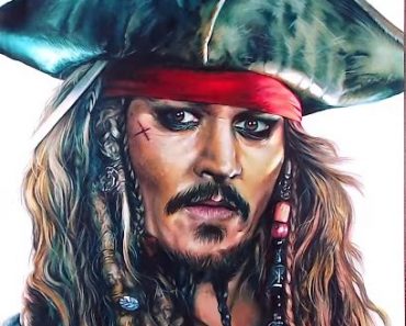 How to draw Jack Sparrow from ‘Pirates of the Caribbean: Dead Men Tell No Tales’