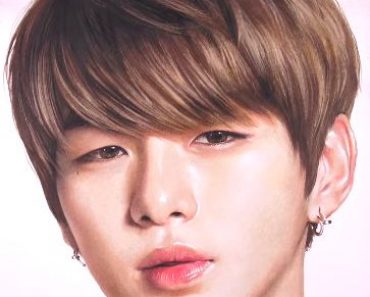 How to draw Kang Daniel from the K-pop boy Wanna One