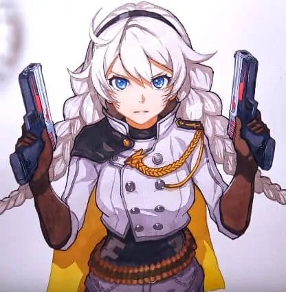 How to draw Kiana Kaslana from Honkai Impact