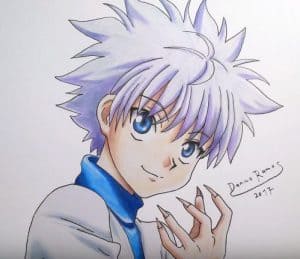 How To Draw Killua Zoldyck From Hunter Hunter