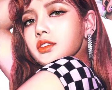 How to draw Lisa: BLACKPINK