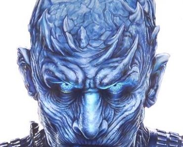How to draw Night King from Game of Thrones