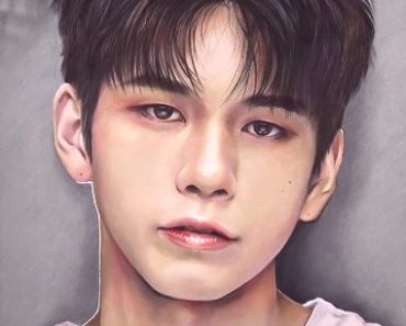 How to draw Ong Seong Woo from the K-pop boy group Wanna One