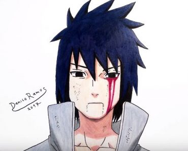 How to draw Sasuke from Naruto Shippuden