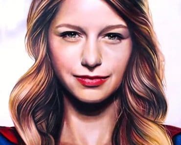 How to draw Supergirl (Melissa Benoist) from the CW TV series ‘SuperGirl’