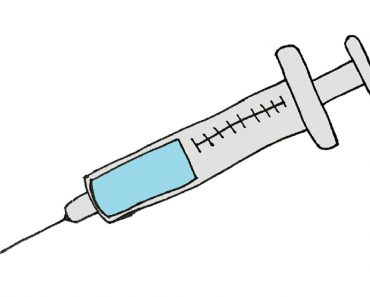 How to draw a Syringe step by step