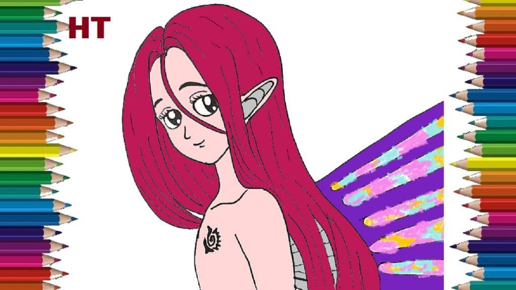 How to draw Gloxinia From The Seven Deadly Sins easy