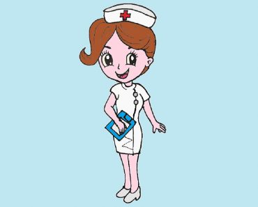 How to draw a nurse cute and easy