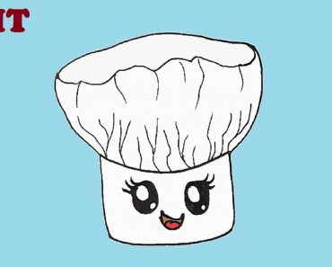 How to draw a Chef Cap cute and easy