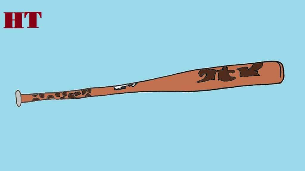 How to Draw a Baseball Bat