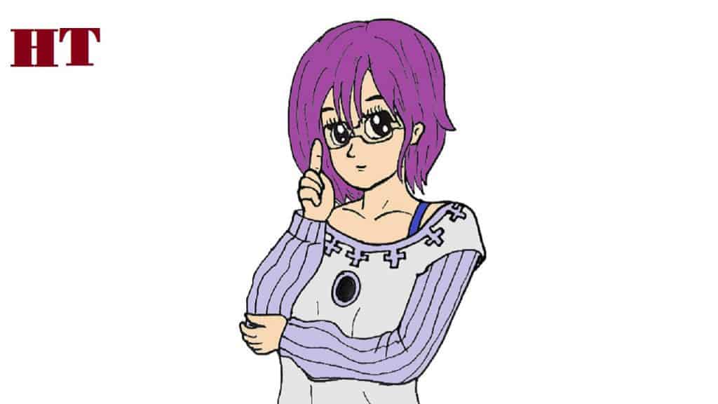 How to draw Gowther From The Seven Deadly Sins