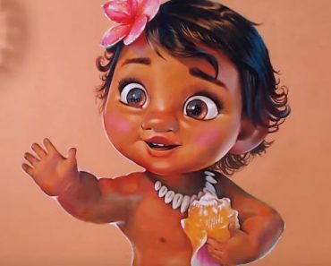 Baby Moana Drawing For Kids Archives How To Draw Step By Step