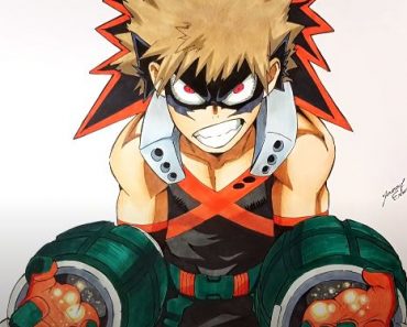 How to draw Bakugou Katsuki From My Hero Academia