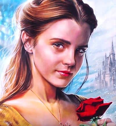 How to draw Belle from the Disney movie Beauty and the Beast