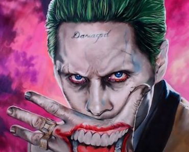 How to draw Joker(Jared Leto) from the movie Suicide Squad