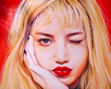 How to draw Lisa from K-pop girl group Black Pink
