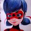 How to draw Miraculous Ladybug (Marinette) step by step