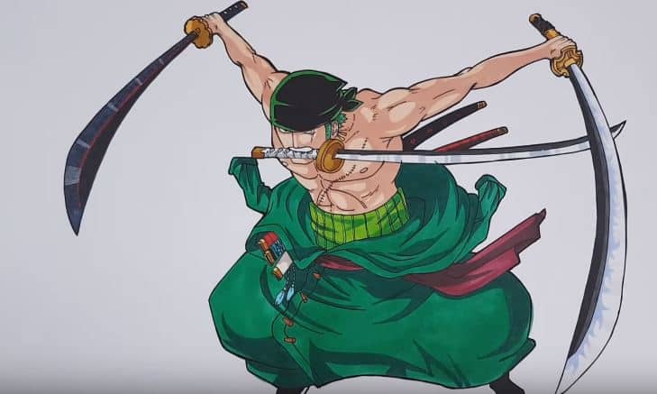 Watch/how To Draw Roronoa Zoro From One Piece Easy Step By Step - Photos