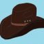How to draw a Cowboy hat step by step