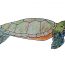 How to draw a green sea turtle step by step